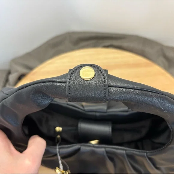 Scoop Black Crescent Hobo/Crossbody Bag, NWT - Picture 5 of 8